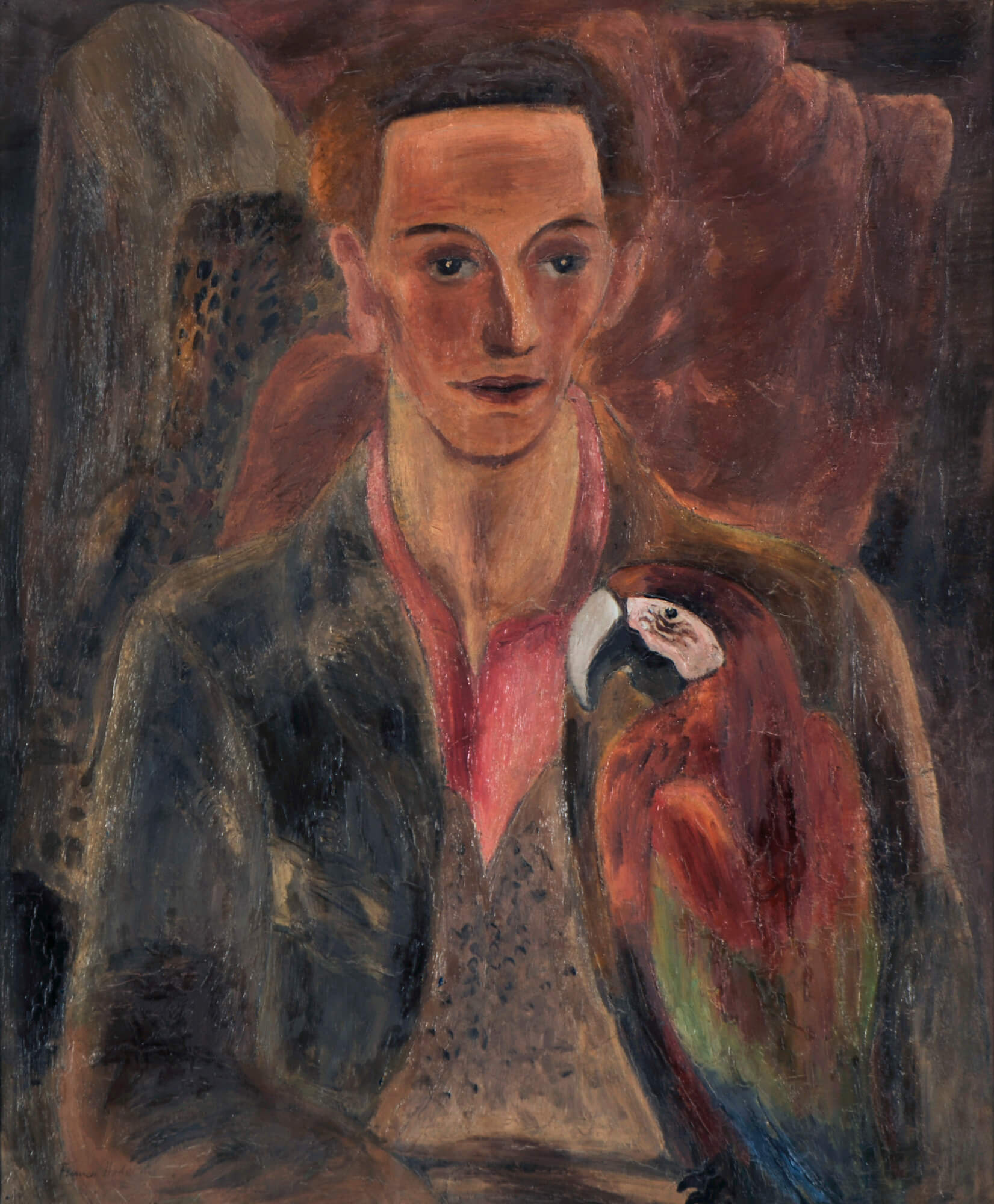 Frances Hodgkins, 'Portrait of Cedric Morris', 1930. Towner Eastbourne.